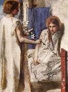 Dante Gabriel Rossetti Ecce Ancilla Domini i France oil painting artist